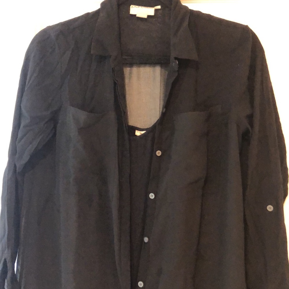 Pure DKNY. Sheer Dress - Picture 5 of 6